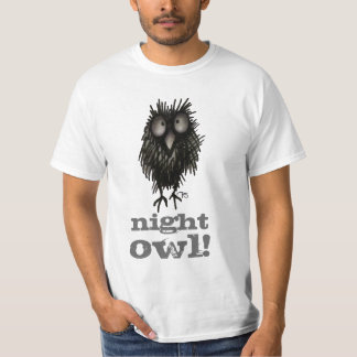 Camiseta ¡Noctámbulo! El decir divertido del búho