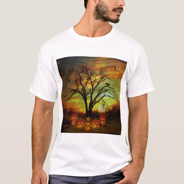 Camiseta nocturna de Halloween (Anverso)