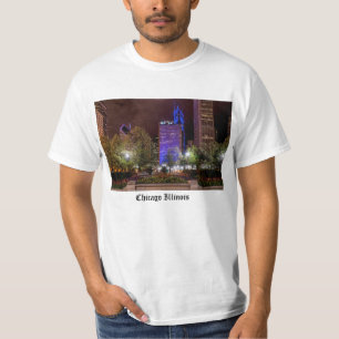 Camiseta nocturna de la temporada de primavera del