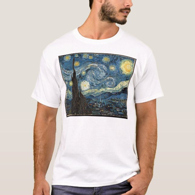 Camiseta nocturna Vangogh Starry (Anverso)
