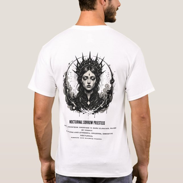 Camiseta Nocturnal Sorrow Priestess (Reverso)