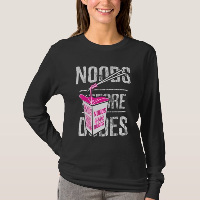Camiseta Nodos antes de que dudes fideos Femisist 2 (Anverso)