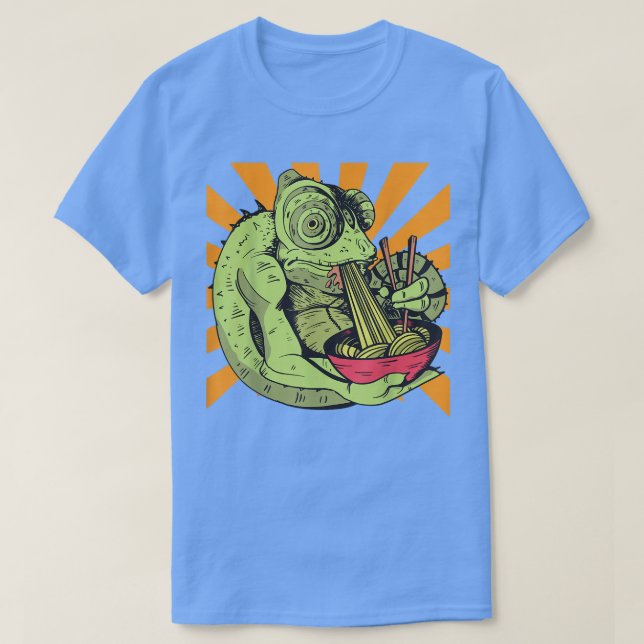 Camiseta Nodos de Chamaleon Ramen 185 (Diseño del anverso)