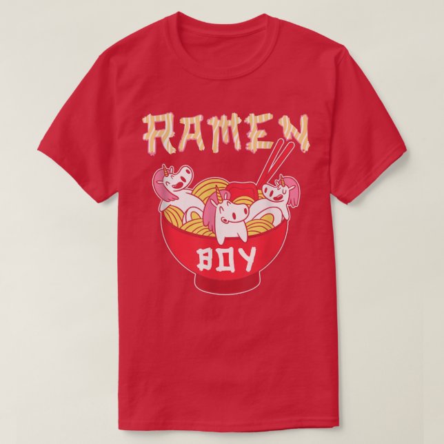 Camiseta Nodos Ramen - Ramen Boy (Diseño del anverso)