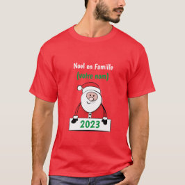 Camiseta Noel en Famille (votre nom)
