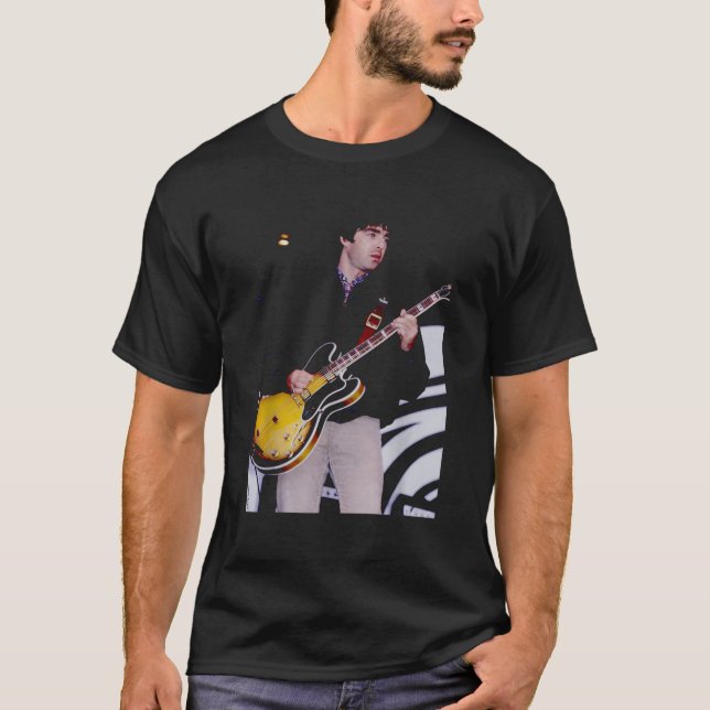 Camiseta Noel Gallagher Oasis Guitarist Live By Andy Willsh (Anverso)