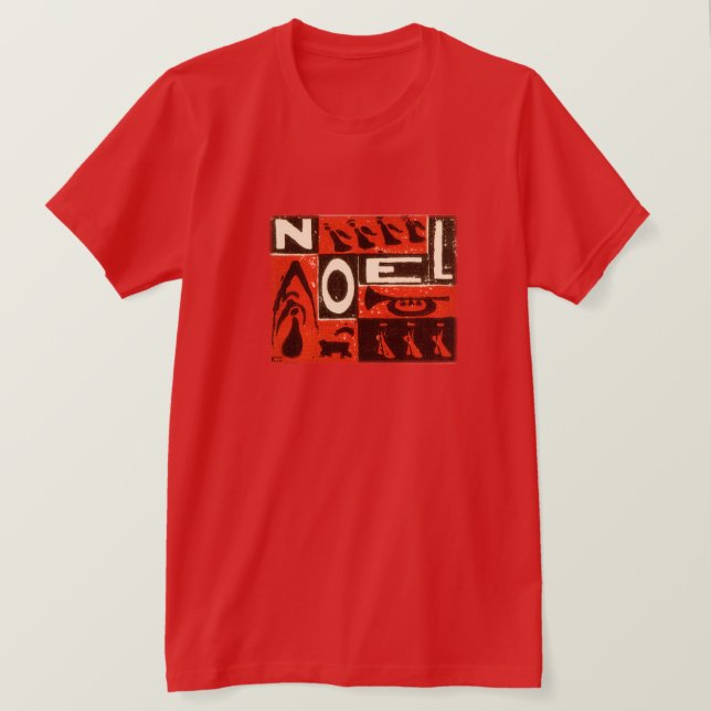 Camiseta Noel Red (Anverso del diseño)
