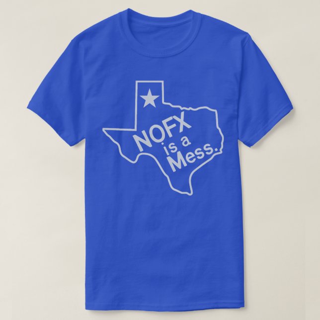 Camiseta NOFX es un desastre (Diseño del anverso)