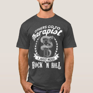Camiseta Noherapist I Just need Rock n Roll Rock N Roll gir