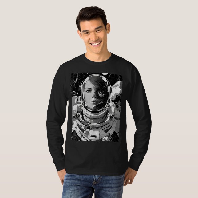 Camiseta Noir Astronaut Muse (Anverso completo)