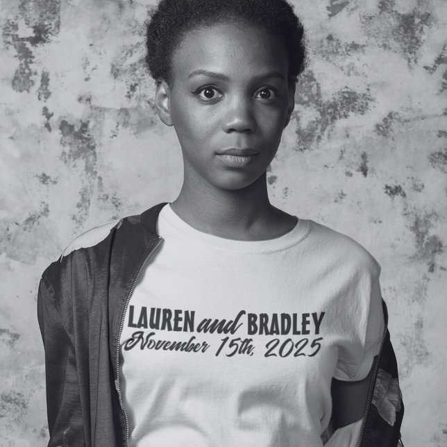 Camiseta Noir Boda de texto de película de 1940 (Subido por el creador)