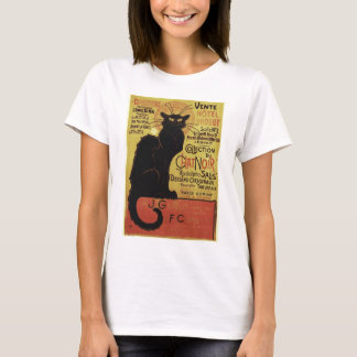 Camiseta Noir de chat vintage, Vente Hôtel Drouot Steinlen
