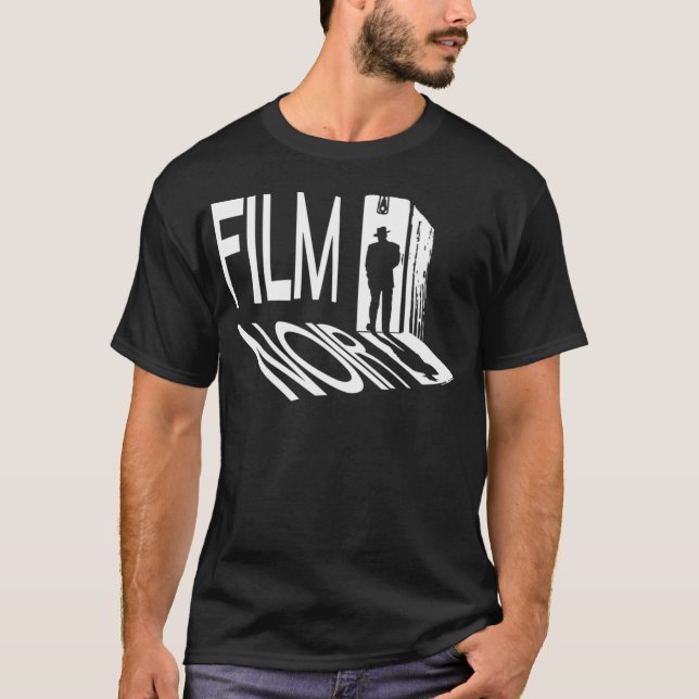 Camiseta Noir de película (Anverso)