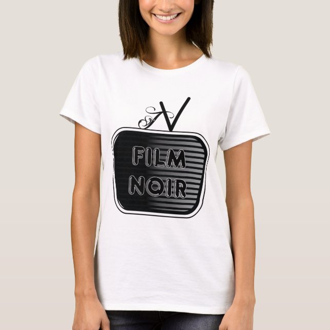 Camiseta Noir de película (Anverso)