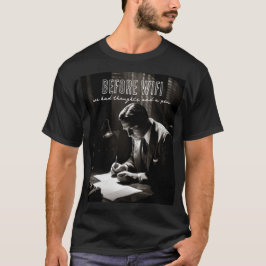 Camiseta Noir de película de los años 1930 - Antes de WiFi 