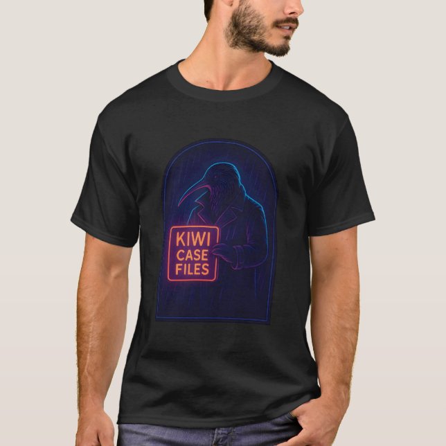 Camiseta Noir Kiwi Case Files (Anverso)