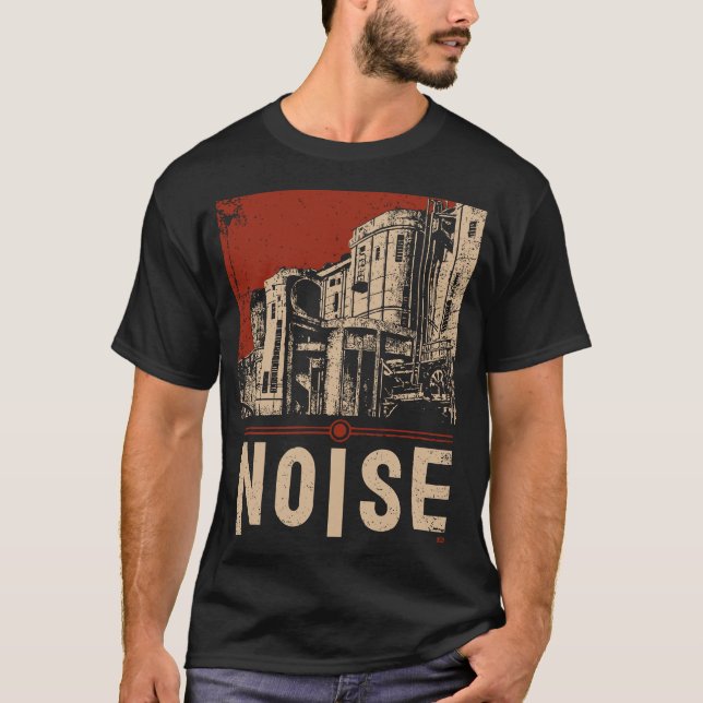 Camiseta NOISE Arte De Propaganda Industrial Urbana (Anverso)
