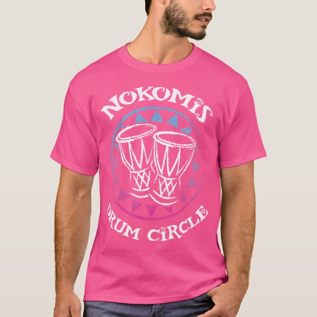 Camiseta Nokomis Florida Drum Circle Drummer (Anverso)