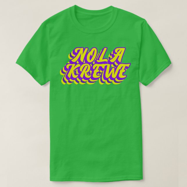 Camiseta NOLA KREWE NEW ORLEANS TShirt (Diseño del anverso)