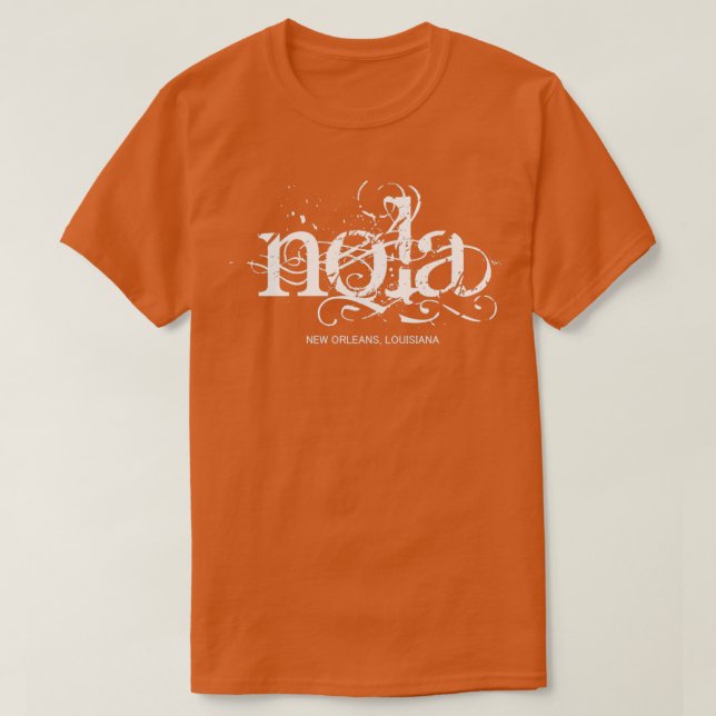 Camiseta NOLA New Orleans  (Diseño del anverso)