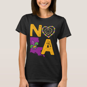 Camiseta Nola New Orleans 504 Mardi Gras