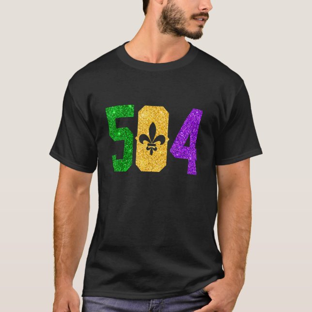Camiseta Nola New Orleans Mardi Gras Louisiana LA_1 (Anverso)