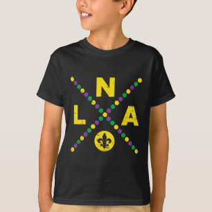 Camiseta Nola Nueva Orleans Luisiana Bufón Divertido Mardi
