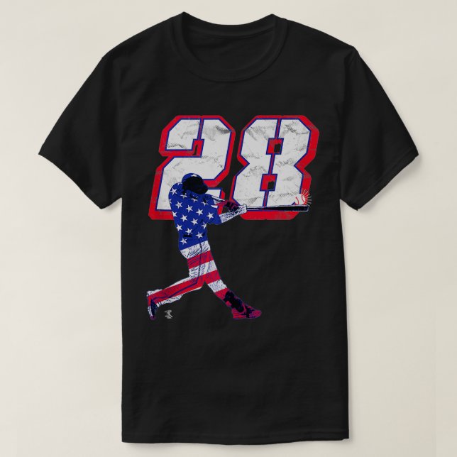 Camiseta Nolan Arcadam Bandera Silhouette Gameday (Diseño del anverso)