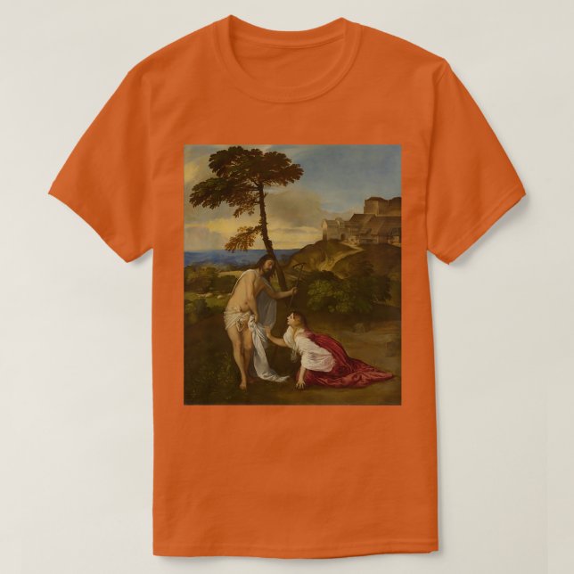 Camiseta Noli me Tangere 1514 Por Titian (Diseño del anverso)