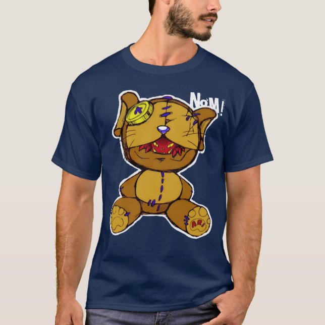 Camiseta ¡Nom! Felpa del demonio (Anverso)