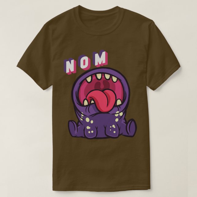 Camiseta Nom Monster (Diseño del anverso)