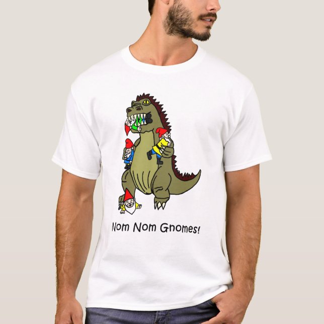 Camiseta Nom Nom Gnome T-Shirt (Anverso)