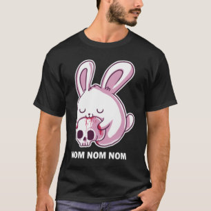 Camiseta Nom Nom Killer Rabbit Design para una traviesa