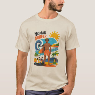 Camiseta Nomad Surfer Beach Guy