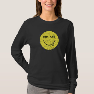 Camiseta Nómada de Viaje Camping Vida Feliz Camioneta