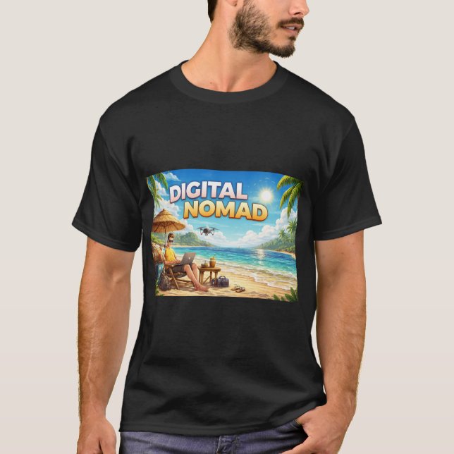 Camiseta Nómada digital (Anverso)