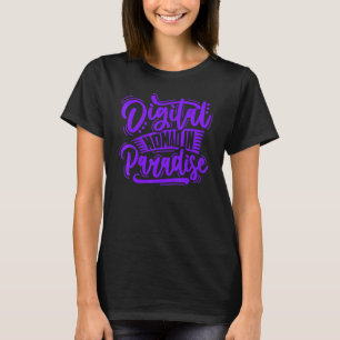 Camiseta Nómada Digital En Paraíso Trabajando Por Cuenta Pr