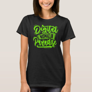 Camiseta Nómada Digital En Paraíso Trabajando Por Cuenta Pr