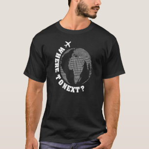 Camiseta Nómada digital Perpetuo viajero independiente remo