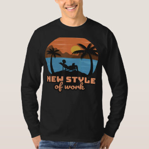 Camiseta Nómada digital vida laboral en cualquier lugar 1