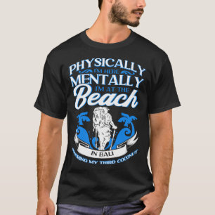 Camiseta Nomade Digital Backpacker Holiday World Trip Bali