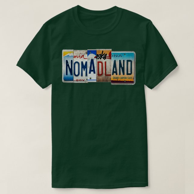 Camiseta Nomadland Registration (Diseño del anverso)