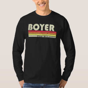 Camiseta Nombra de Boyer Retro Vintage años 80 años 90 Cump