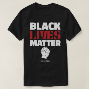 Camiseta Nombra personalizada de Black Lives Matter