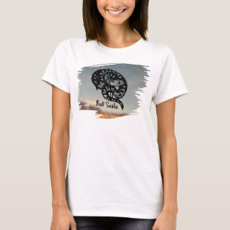 Camiseta Nombrada medicina de serpiente toro al atardecer