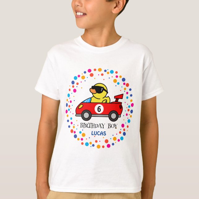 Camiseta Nombramiento de niño de carreras de carreras de pa (Anverso)