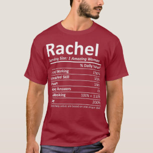 Camiseta Nombramiento personalizado de RACHEL Nutrición reg