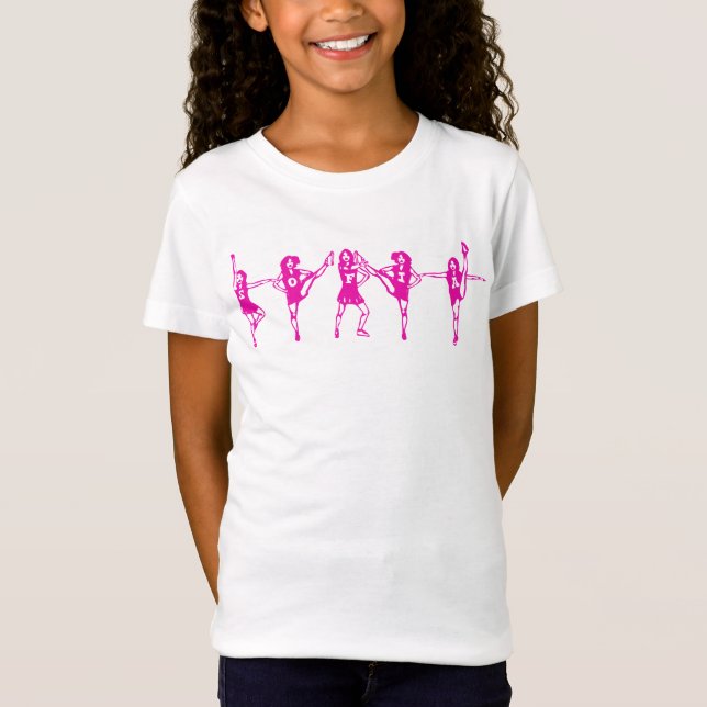 Camiseta Nombre a la animadora de Sofía los chicas rosados (Anverso)