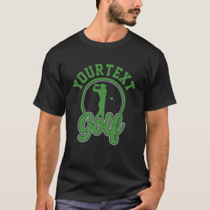 Camiseta NOMBRE ADICIONAL DE Golf Personalizado Retro Pro G