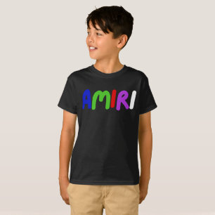 Camiseta Nombre Amiri regalo para niños